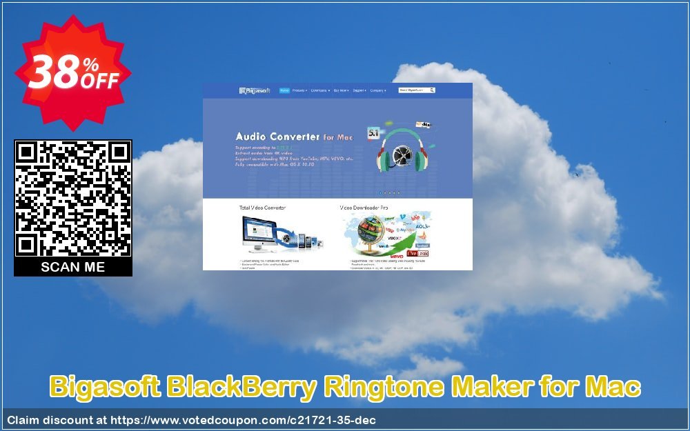 Bigasoft BlackBerry Ringtone Maker for MAC Coupon Code Apr 2024, 38% OFF - VotedCoupon