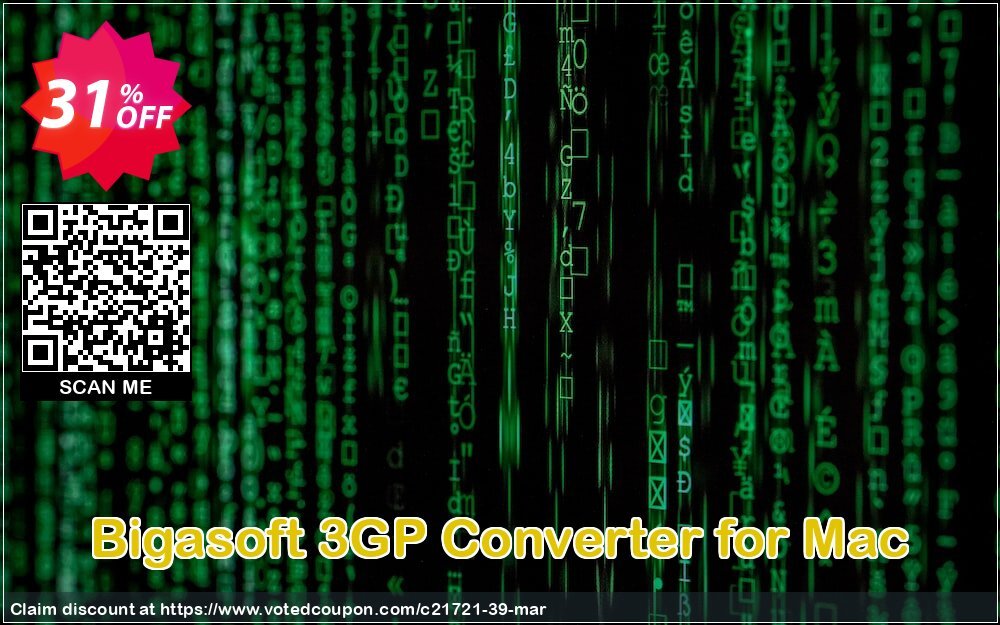 Bigasoft 3GP Converter for MAC Coupon Code Jun 2024, 31% OFF - VotedCoupon