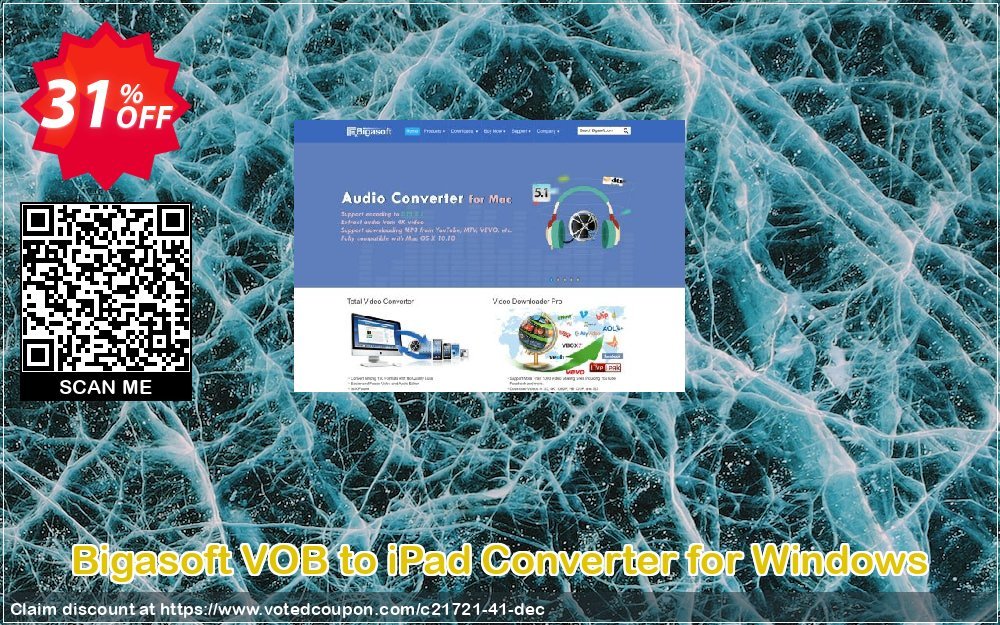Bigasoft VOB to iPad Converter for WINDOWS Coupon Code Apr 2024, 31% OFF - VotedCoupon