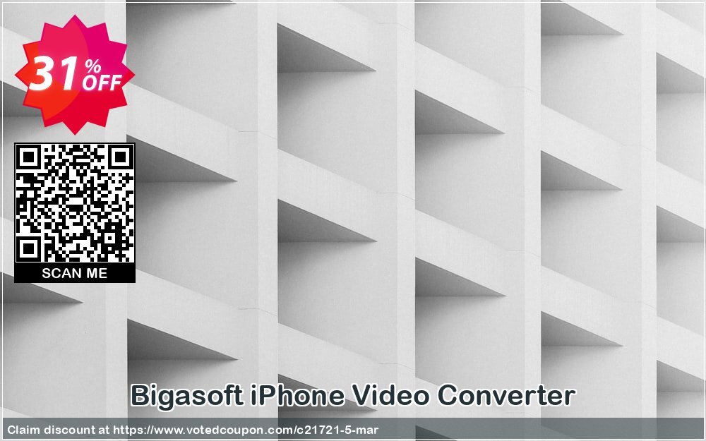 Bigasoft iPhone Video Converter Coupon Code May 2024, 31% OFF - VotedCoupon