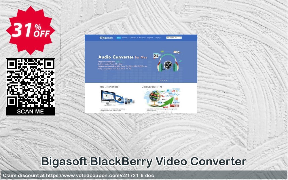Bigasoft BlackBerry Video Converter Coupon Code Apr 2024, 31% OFF - VotedCoupon