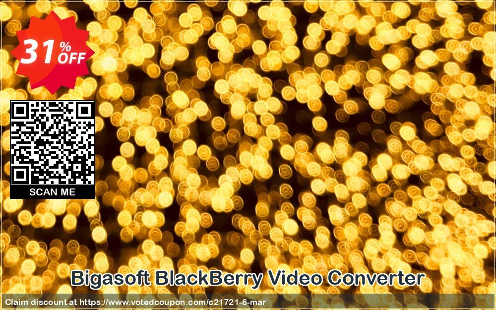 Bigasoft BlackBerry Video Converter Coupon, discount Bigasoft Coupon code,Discount , Promo code. Promotion: 1 year 30% OFF Discount , Promo code