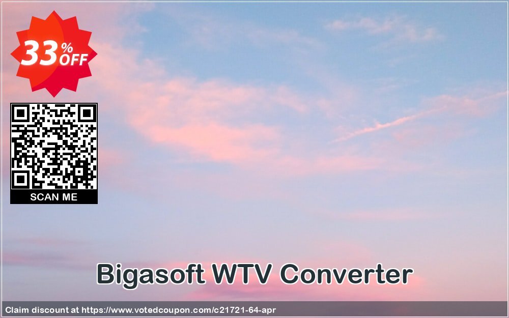 Bigasoft WTV Converter Coupon Code May 2024, 33% OFF - VotedCoupon