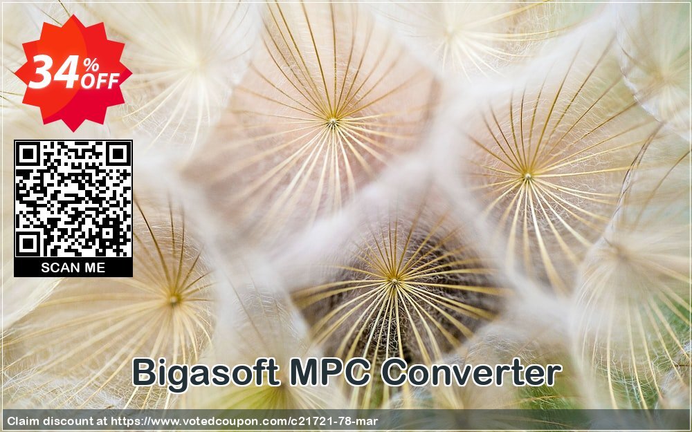 Bigasoft MPC Converter Coupon, discount Bigasoft Coupon code,Discount , Promo code. Promotion: 1 year 30% OFF Discount , Promo code