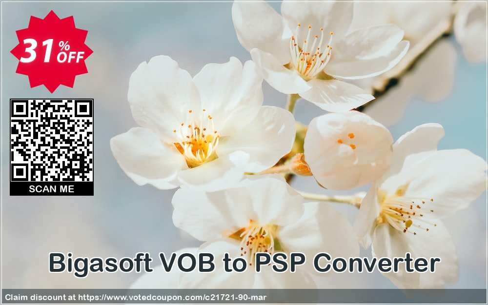 Bigasoft VOB to PSP Converter Coupon, discount Bigasoft Coupon code,Discount , Promo code. Promotion: 1 year 30% OFF Discount , Promo code