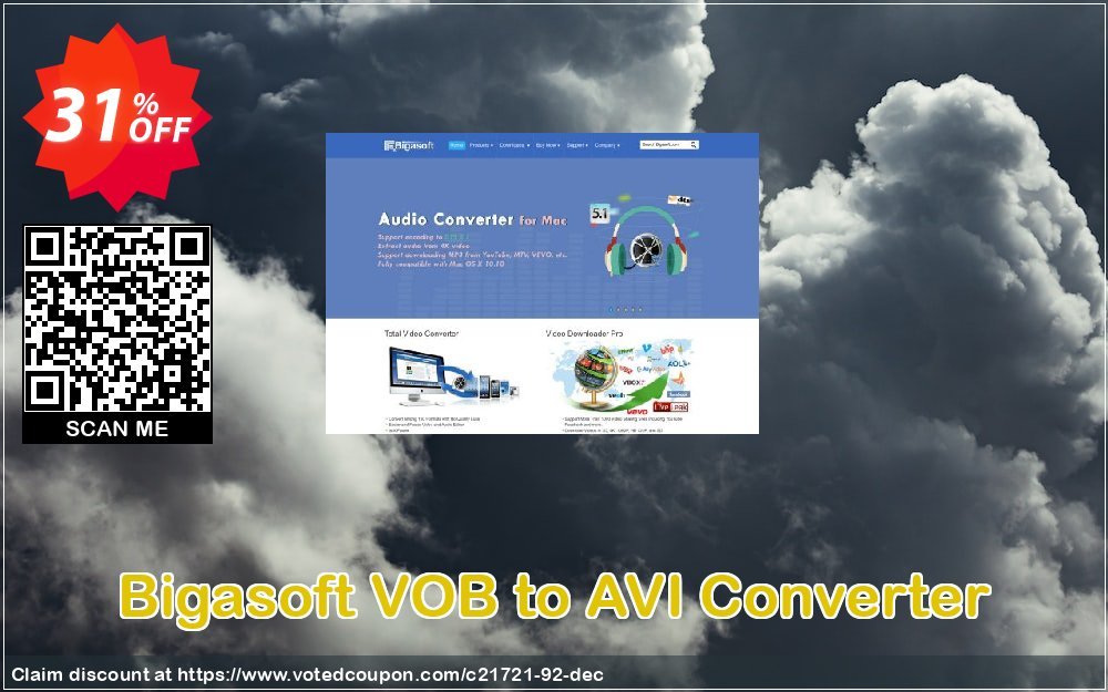 Bigasoft VOB to AVI Converter Coupon Code Apr 2024, 31% OFF - VotedCoupon
