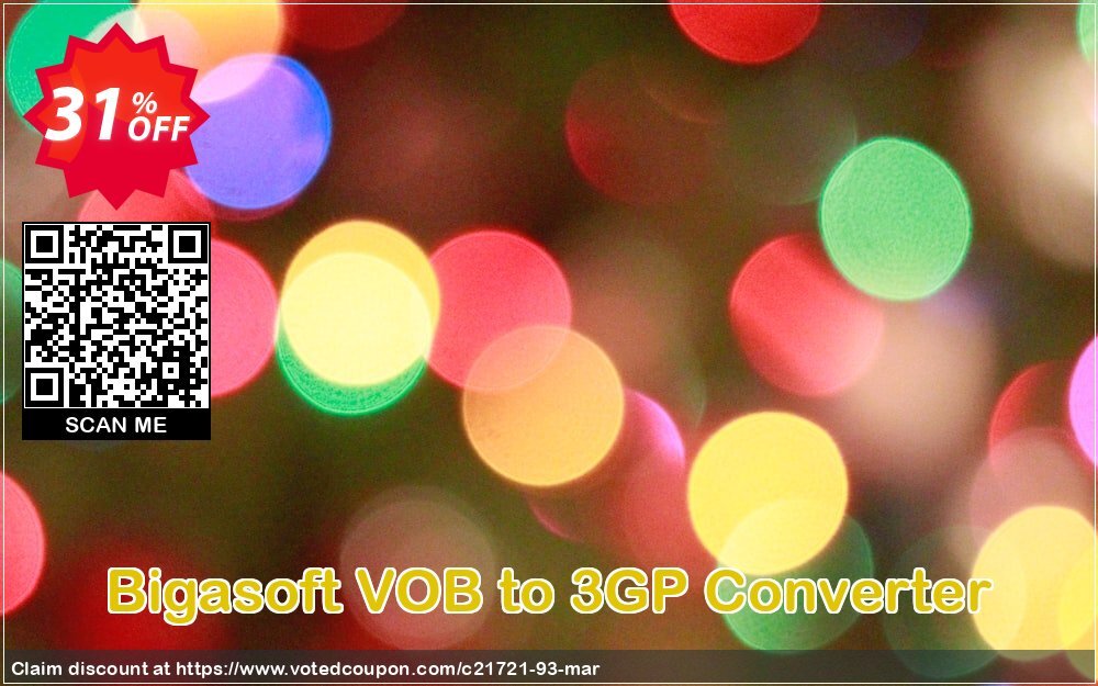 Bigasoft VOB to 3GP Converter Coupon, discount Bigasoft Coupon code,Discount , Promo code. Promotion: 1 year 30% OFF Discount , Promo code