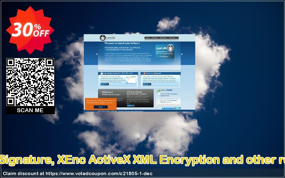 XSign ActiveX XML Signature, XEnc ActiveX XML Encryption and other related  components Coupon, discount 30% affiliates discount. Promotion: 