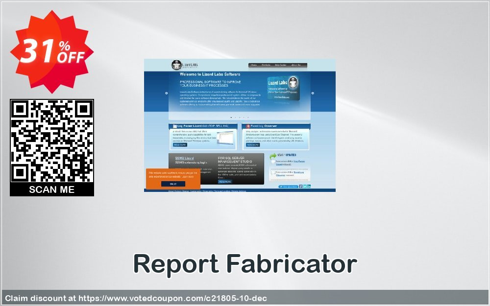 Report Fabricator Coupon, discount 30% affiliates discount. Promotion: 