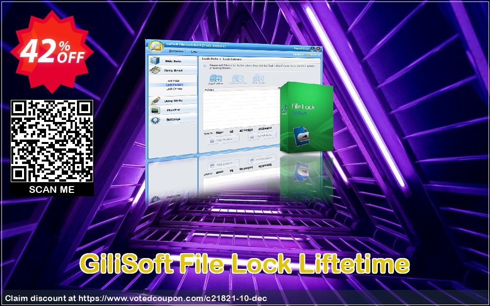 GiliSoft File Lock Liftetime Coupon, discount GiliSoft File Lock  - 1 PC / Liftetime free update amazing offer code 2023. Promotion: 