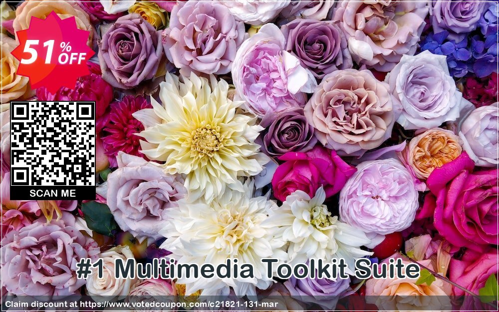 #1 Multimedia Toolkit Suite Coupon, discount mother's day edm. Promotion: