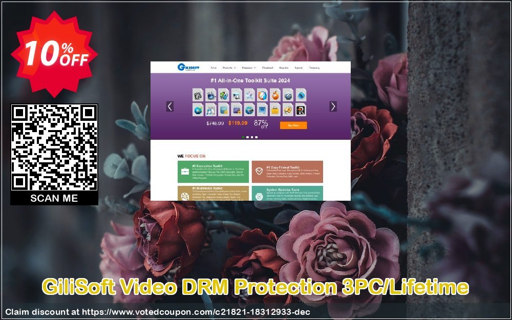 GiliSoft Video DRM Protection 3PC/Lifetime Coupon Code Apr 2024, 10% OFF - VotedCoupon