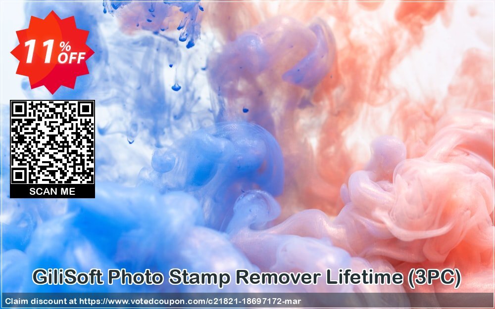 GiliSoft Photo Stamp Remover Lifetime, 3PC  Coupon, discount Photo Stamp Remover - 3 PC / Liftetime free update awful discounts code 2024. Promotion: awful discounts code of Photo Stamp Remover - 3 PC / Liftetime free update 2024