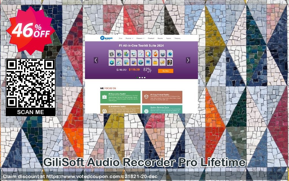 GiliSoft Audio Recorder Pro Lifetime Coupon, discount Audio Recorder Pro - 1 PC / Liftetime free update formidable promotions code 2023. Promotion: 