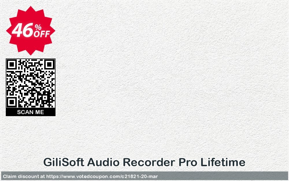 GiliSoft Audio Recorder Pro Lifetime Coupon, discount Audio Recorder Pro - 1 PC / Liftetime free update formidable promotions code 2024. Promotion: 