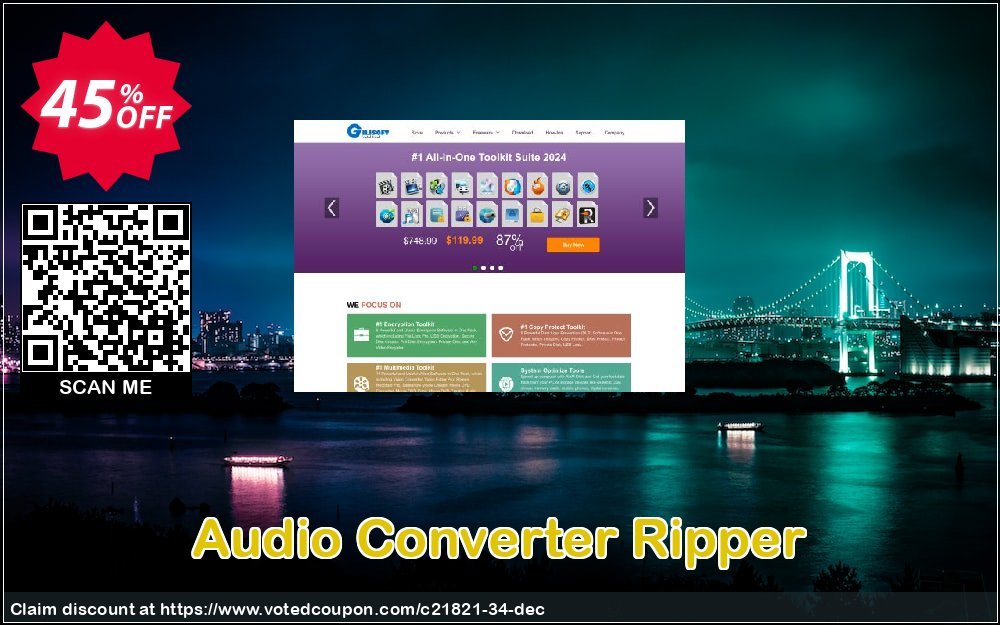 Audio Converter Ripper Coupon, discount Audio Converter Ripper  - 1 PC (Yearly Subscription)  formidable discounts code 2024. Promotion: 