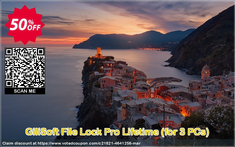 GiliSoft File Lock Pro Lifetime, for 3 PCs  Coupon Code May 2024, 50% OFF - VotedCoupon