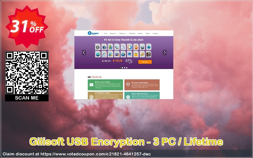 Gilisoft USB Encryption - 3 PC / Lifetime Coupon Code Apr 2024, 31% OFF - VotedCoupon