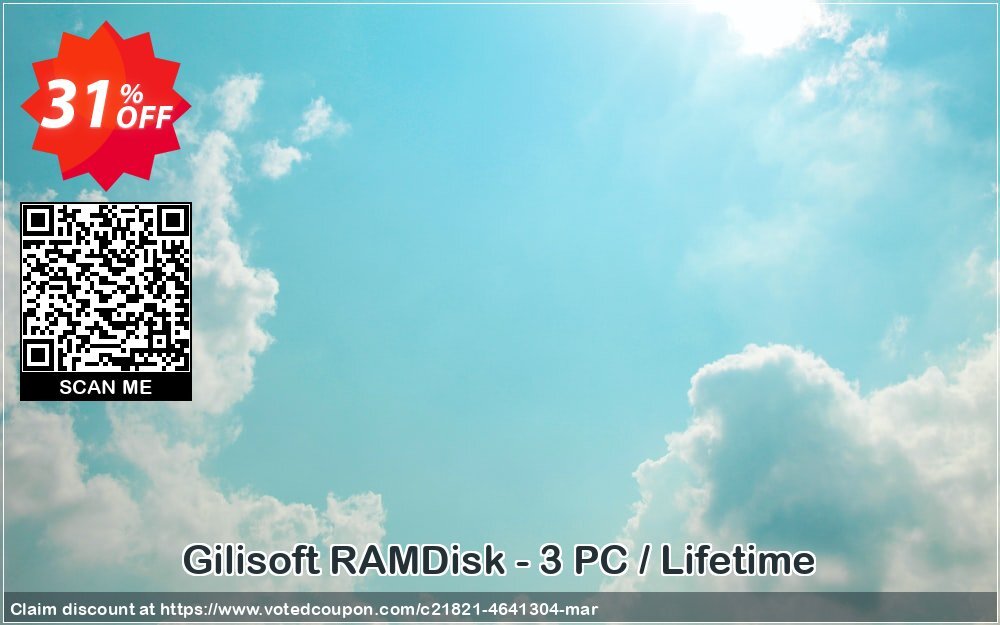 Gilisoft RAMDisk - 3 PC / Lifetime Coupon, discount Gilisoft RAMDisk - 3 PC / Liftetime free update exclusive promo code 2024. Promotion: exclusive promo code of Gilisoft RAMDisk - 3 PC / Liftetime free update 2024