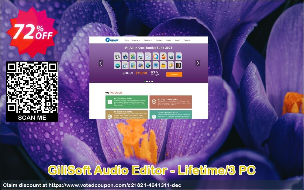 GiliSoft Audio Editor - Lifetime/3 PC Coupon, discount Audio Editor - 3 PC / Liftetime free update excellent offer code 2024. Promotion: stirring promo code of Audio Editor - 3 PC / Liftetime free update 2024