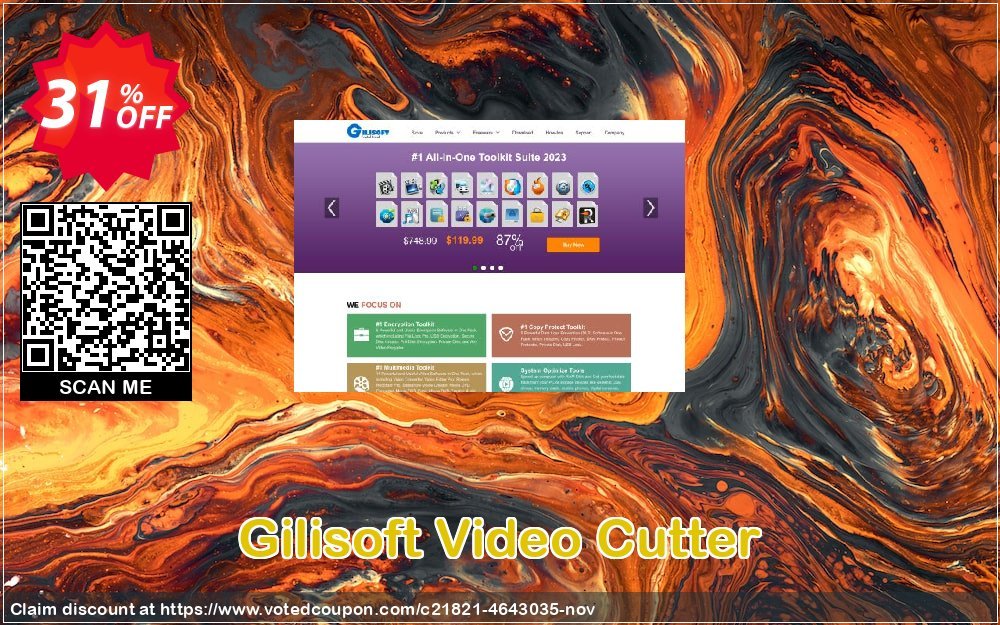 Gilisoft Video Cutter Coupon, discount Gilisoft Video Cutter - 1 PC / 1 Year free update imposing promotions code 2023. Promotion: imposing promotions code of Gilisoft Video Cutter - 1 PC / 1 Year free update 2023