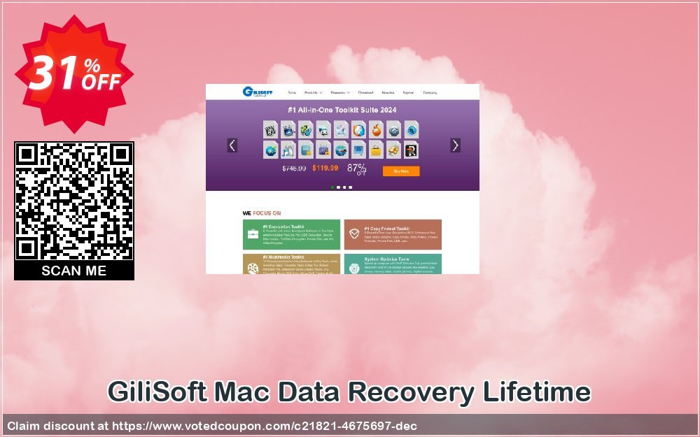 GiliSoft MAC Data Recovery Lifetime Coupon, discount GiliSoft Mac Data Recovery  - 1 PC / Liftetime free update impressive promotions code 2024. Promotion: impressive promotions code of GiliSoft Mac Data Recovery  - 1 PC / Liftetime free update 2024