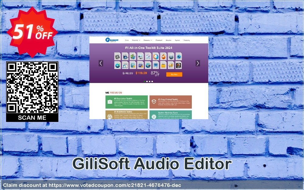 GiliSoft Audio Editor Coupon Code Apr 2024, 51% OFF - VotedCoupon