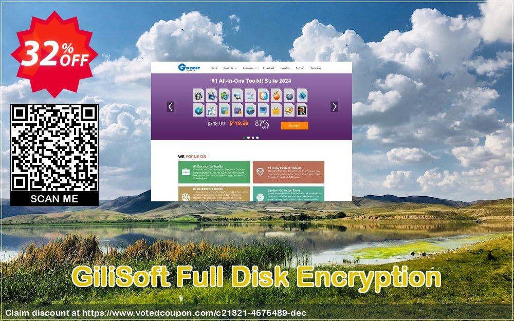GiliSoft Full Disk Encryption Coupon, discount GiliSoft Full Disk Encryption - 1 PC / 1 Year free update super sales code 2024. Promotion: super sales code of GiliSoft Full Disk Encryption - 1 PC / 1 Year free update 2024