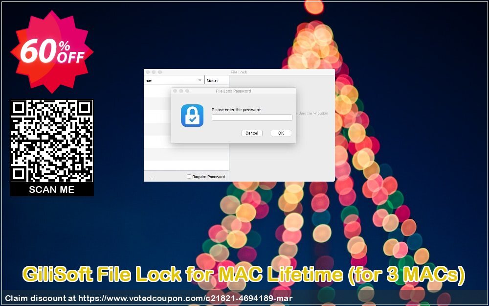 GiliSoft File Lock for MAC Lifetime, for 3 MACs  Coupon, discount GiliSoft File Lock for MAC - 3 PC / Liftetime free update impressive promo code 2024. Promotion: impressive promo code of GiliSoft File Lock for MAC - 3 PC / Liftetime free update 2024