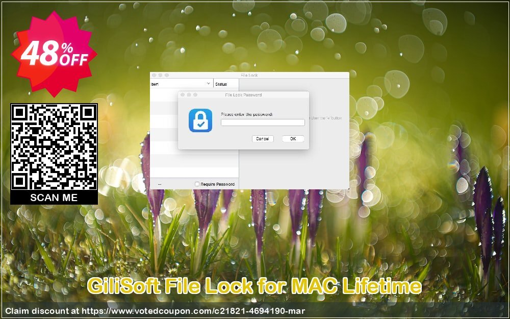 GiliSoft File Lock for MAC Lifetime Coupon, discount GiliSoft File Lock for MAC  - 1 PC / Liftetime free update formidable discounts code 2024. Promotion: formidable discounts code of GiliSoft File Lock for MAC  - 1 PC / Liftetime free update 2024