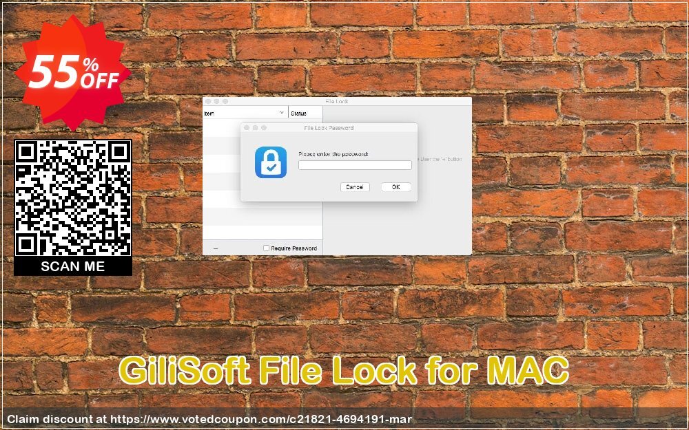 GiliSoft File Lock for MAC Coupon, discount GiliSoft File Lock for MAC - 1 PC / 1 Year free update fearsome promotions code 2024. Promotion: fearsome promotions code of GiliSoft File Lock for MAC - 1 PC / 1 Year free update 2024