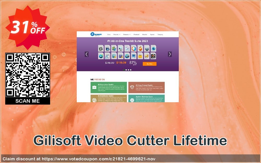 Gilisoft Video Cutter Lifetime Coupon, discount Gilisoft Video Cutter - 1 PC / Lifetime free update excellent promo code 2023. Promotion: excellent promo code of Gilisoft Video Cutter - 1 PC / Lifetime free update 2023