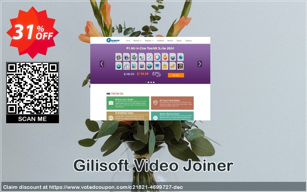 Gilisoft Video Joiner Coupon, discount Gilisoft Video Joiner- 1 PC / 1 Year free update amazing discounts code 2024. Promotion: amazing discounts code of Gilisoft Video Joiner- 1 PC / 1 Year free update 2024