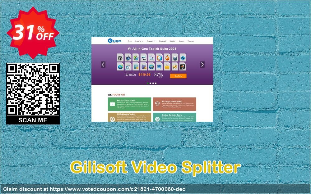 Gilisoft Video Splitter Coupon Code Apr 2024, 31% OFF - VotedCoupon