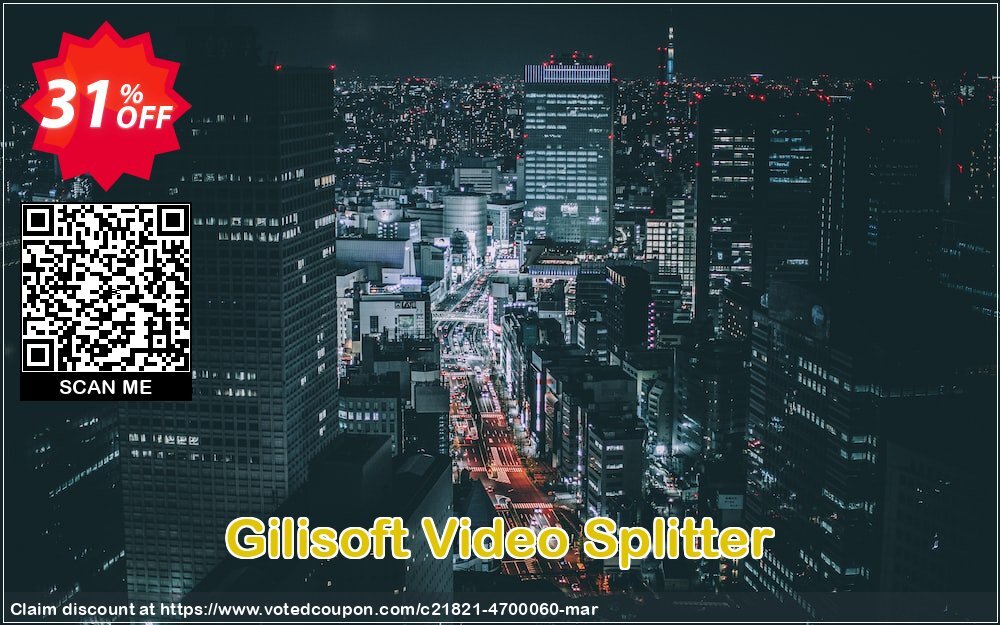 Gilisoft Video Splitter Coupon, discount Gilisoft Video Splitter - 1 PC / 1 Year free update wondrous offer code 2024. Promotion: wondrous offer code of Gilisoft Video Splitter - 1 PC / 1 Year free update 2024