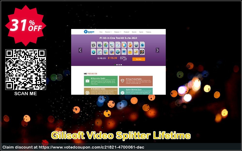 Gilisoft Video Splitter Lifetime Coupon, discount Gilisoft Video Splitter - 1 PC / Lifetime free update awful discount code 2024. Promotion: awful discount code of Gilisoft Video Splitter - 1 PC / Lifetime free update 2024