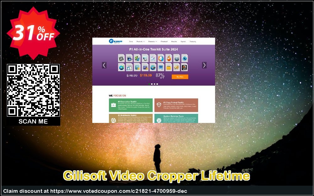 Gilisoft Video Cropper Lifetime Coupon, discount Gilisoft Video Cropper- 1 PC / Lifetime free update awful discounts code 2024. Promotion: awful discounts code of Gilisoft Video Cropper- 1 PC / Lifetime free update 2024