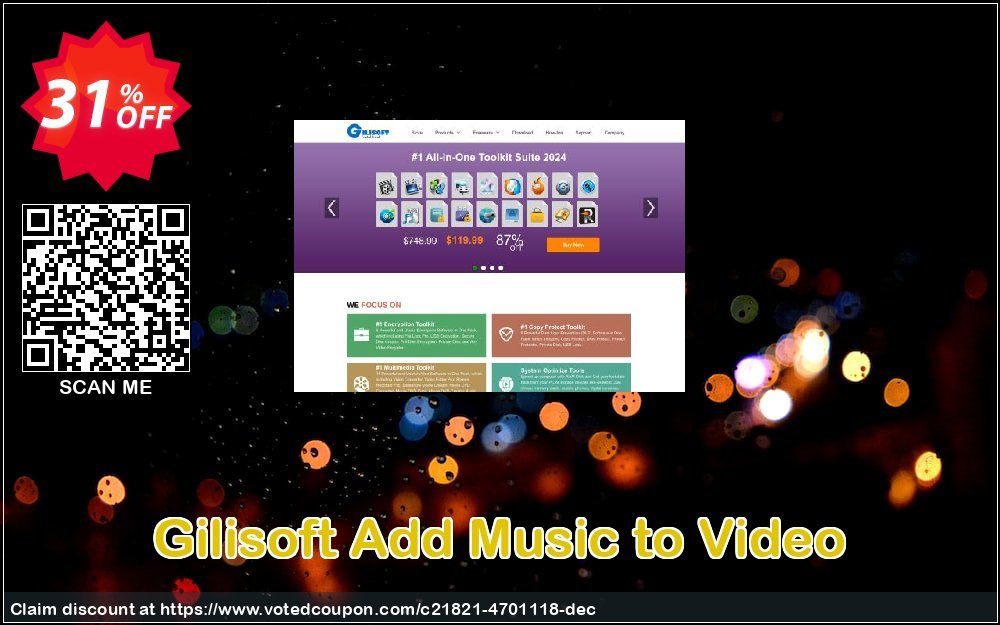Gilisoft Add Music to Video Coupon Code Apr 2024, 31% OFF - VotedCoupon