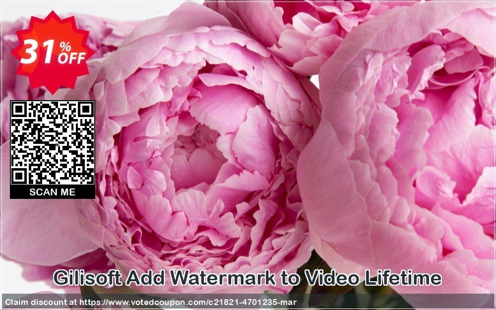 Gilisoft Add Watermark to Video Lifetime Coupon, discount Gilisoft Add Watermark to Video - 1 PC / Lifetime free update awful deals code 2025. Promotion: awful deals code of Gilisoft Add Watermark to Video - 1 PC / Lifetime free update 2024