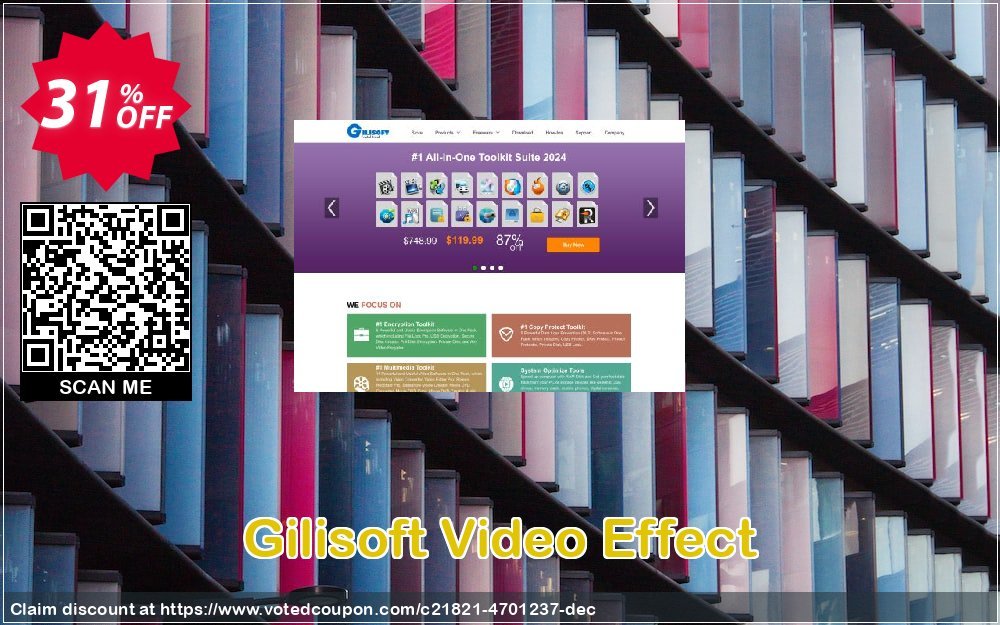 Gilisoft Video Effect voted-on promotion codes