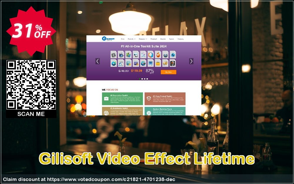 Gilisoft Video Effect Lifetime Coupon, discount Gilisoft Video Effect- 1 PC / Lifetime free update best promo code 2024. Promotion: best promo code of Gilisoft Video Effect- 1 PC / Lifetime free update 2024