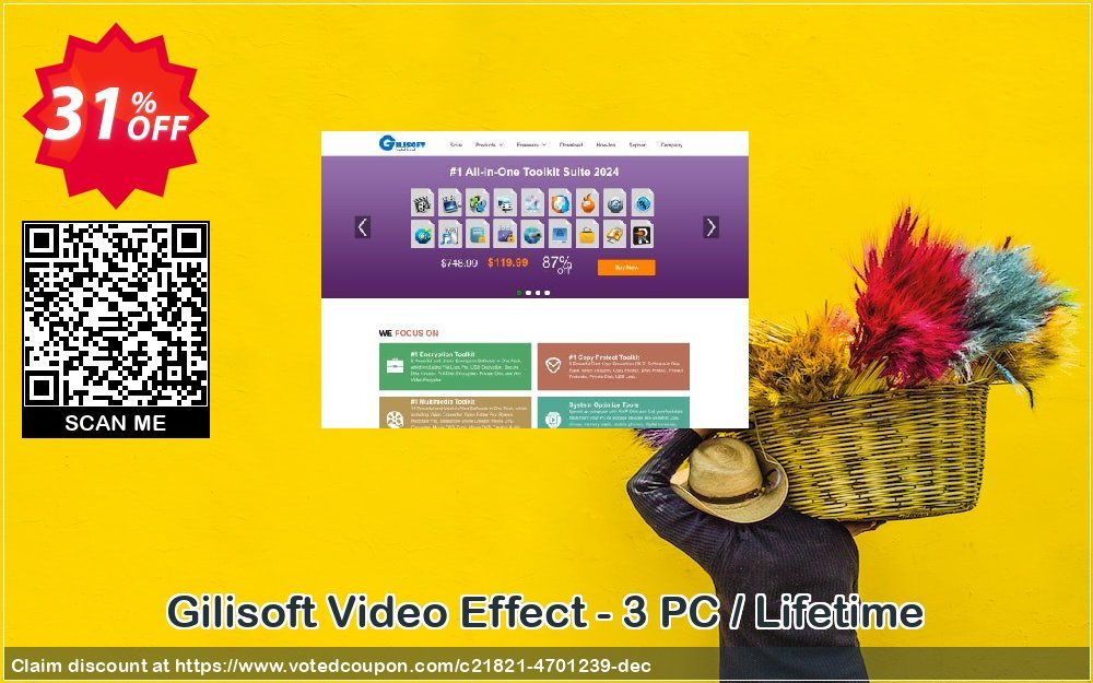 Gilisoft Video Effect - 3 PC / Lifetime Coupon Code Dec 2023, 31% OFF - VotedCoupon