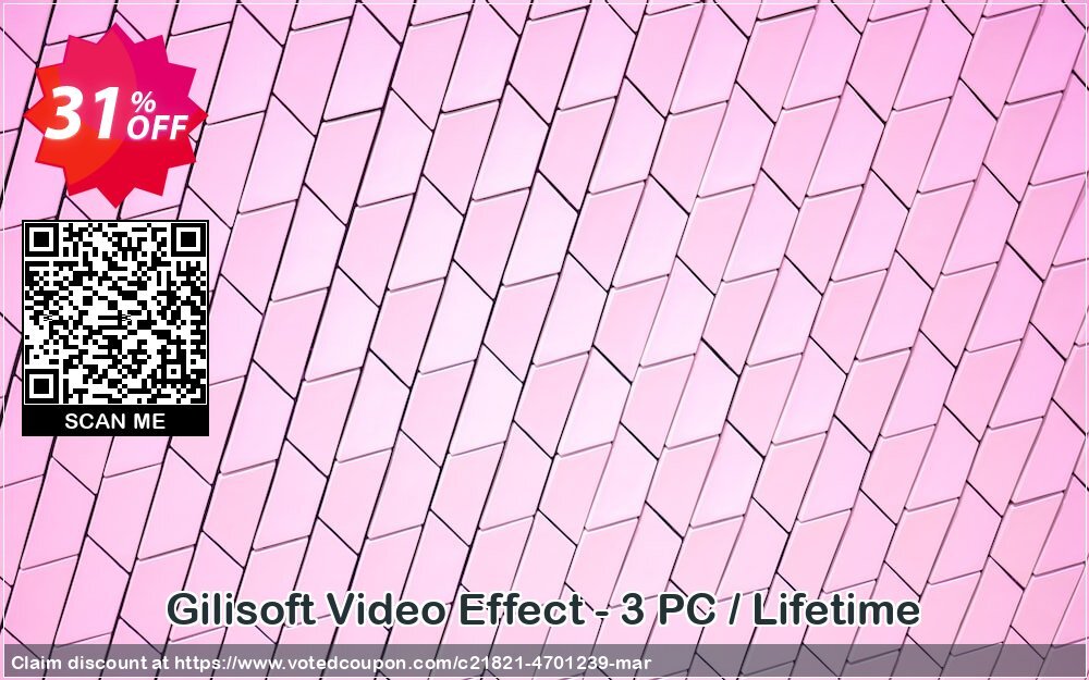 Gilisoft Video Effect - 3 PC / Lifetime Coupon Code Apr 2024, 31% OFF - VotedCoupon