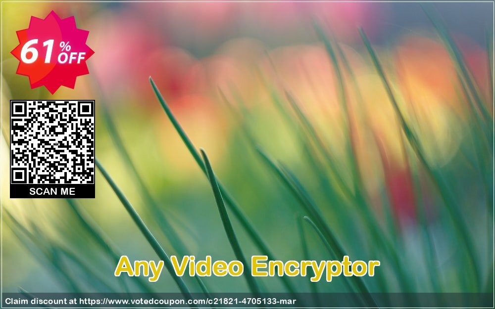 Any Video Encryptor Coupon, discount Any Video Encryptor  - 1 PC  (Yearly Subscription)  formidable discounts code 2024. Promotion: stunning sales code of Any Video Encryptor  - 1 PC  (Yearly Subscription)  2024