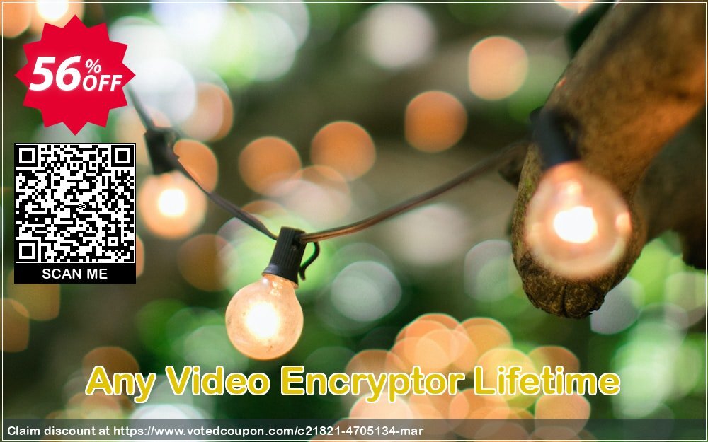 Any Video Encryptor Lifetime Coupon, discount Any Video Encryptor  - 1 PC / Liftetime free update fearsome promotions code 2024. Promotion: staggering deals code of Any Video Encryptor  - 1 PC / Liftetime free update 2024