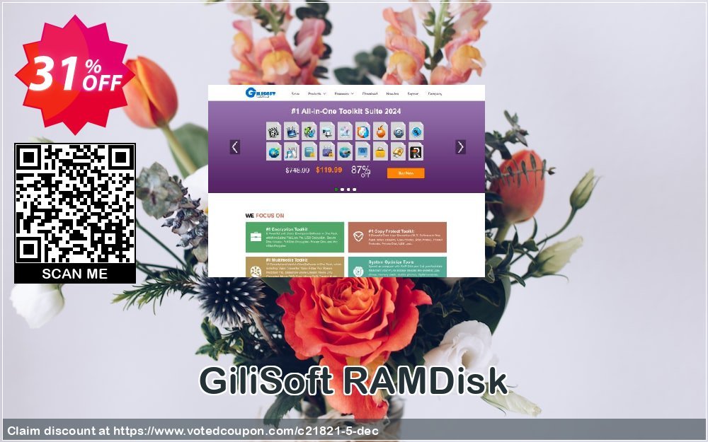 GiliSoft RAMDisk Coupon, discount Gilisoft RAMDisk  - 1 PC / Liftetime free update stunning deals code 2023. Promotion: 