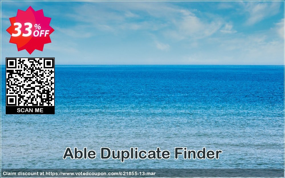 Able Duplicate Finder Coupon Code Apr 2024, 33% OFF - VotedCoupon