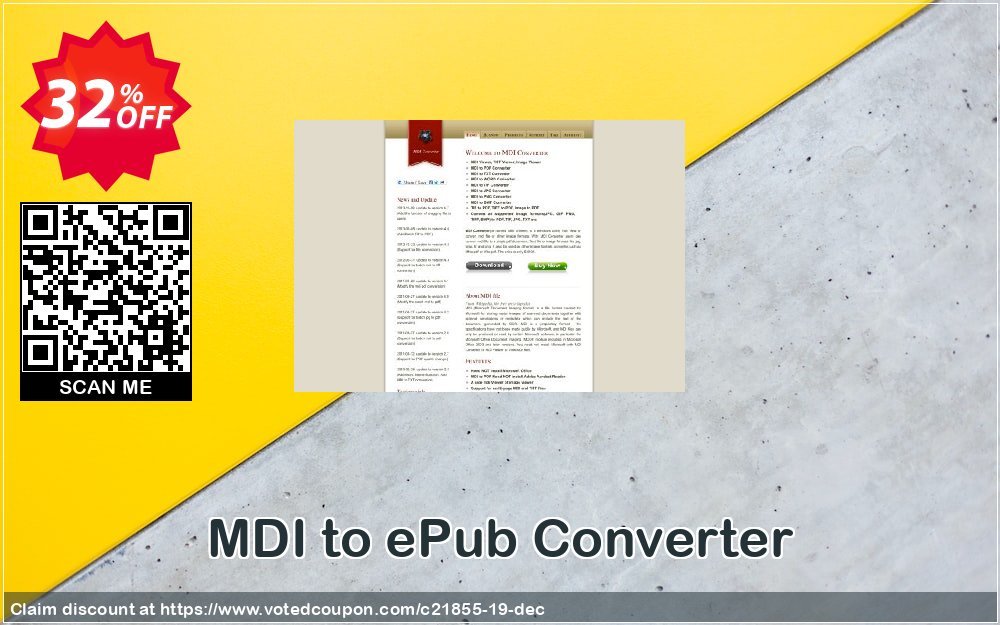 MDI to ePub Converter Coupon, discount MDI Converter coupon code (21855). Promotion: MDI Converter discount