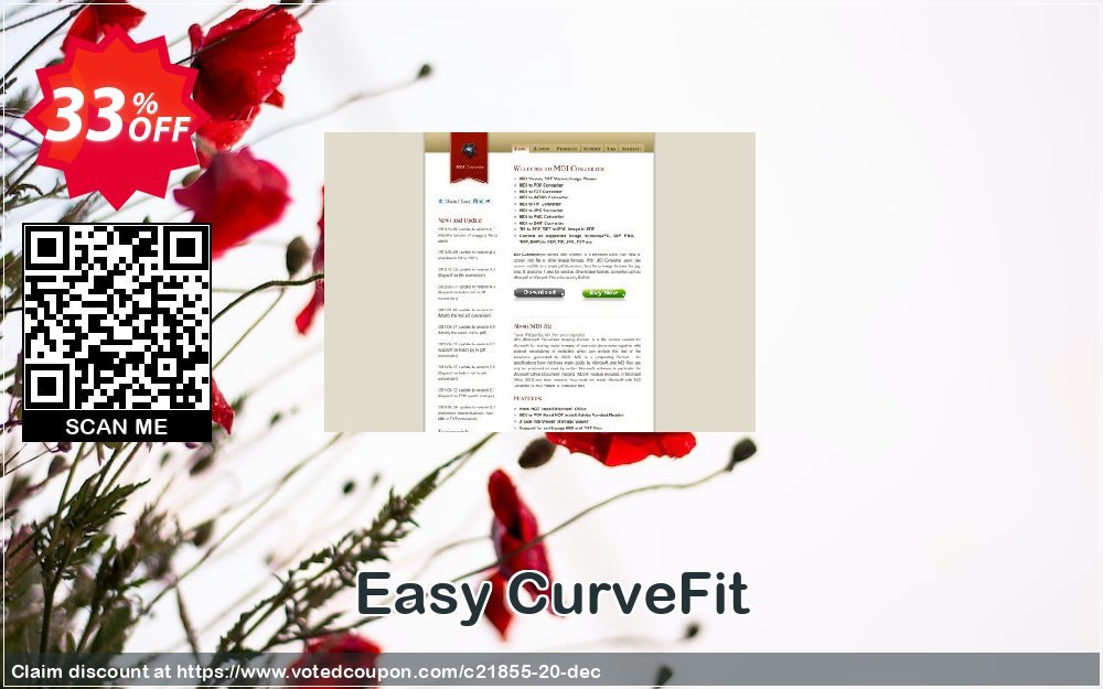 Easy CurveFit Coupon, discount MDI Converter coupon code (21855). Promotion: MDI Converter discount