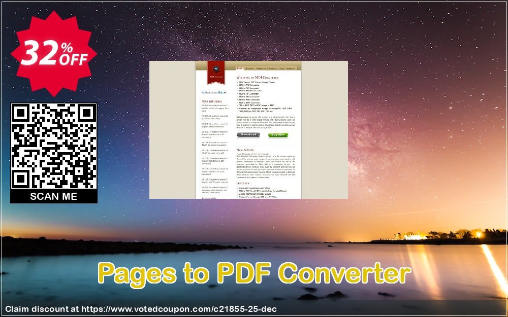 Pages to PDF Converter Coupon, discount MDI Converter coupon code (21855). Promotion: MDI Converter discount